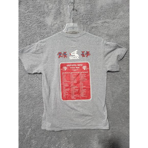Rare Grateful Dead Tribute Night T Shirt Mens Size Med Grey Chicago Farewell - Picture 7 of 12